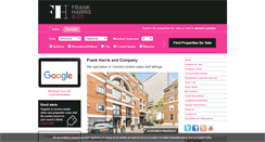 Desktop Screenshot of frankharris.co.uk